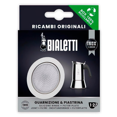 Bialetti Stainless Steel 2 Cup Seal & Filter Kit - 5.3cm