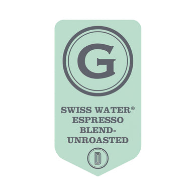 UNROASTED SWISS WATER® Decaffeinated Espresso Blend