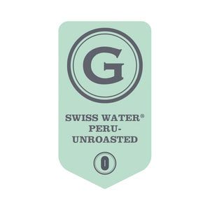 UNROASTED SWISS WATER® Decaffeinated Peru Organic Rainforest Alliance